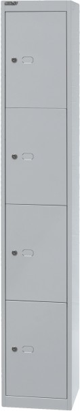 Bisley Schließfachschrank Office, CLK124, 1 Abteil, 4 Fächer, T 305 mm