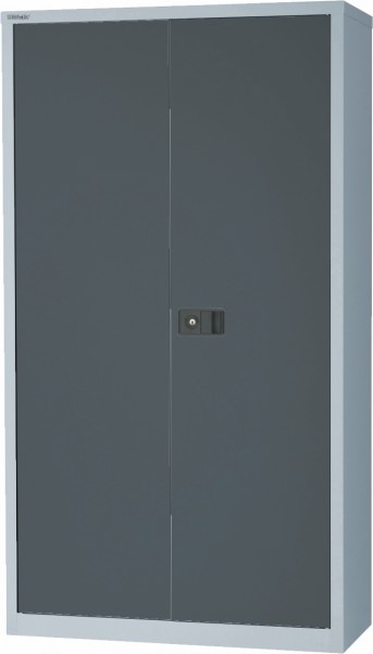 Bisley Flügeltürenschrank Universal, E722A03G, 3 verzinkte Fachböden, 4 OH