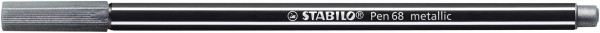 STABILO Pen 68 metallic silber