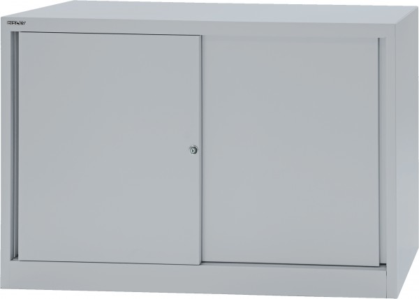 Bisley Schiebetürenschrank ECO, SD412081S, 1 Fachboden, 2 OH
