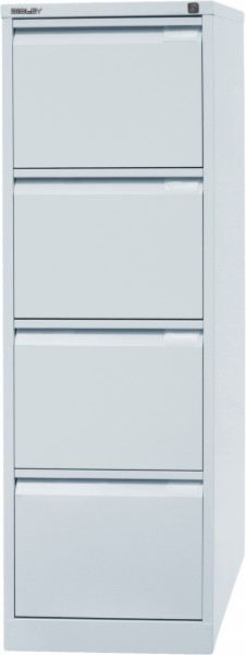 Bisley Hängeregistraturschrank 3643, einbahnig, DIN A4, 4 HR-Schubladen