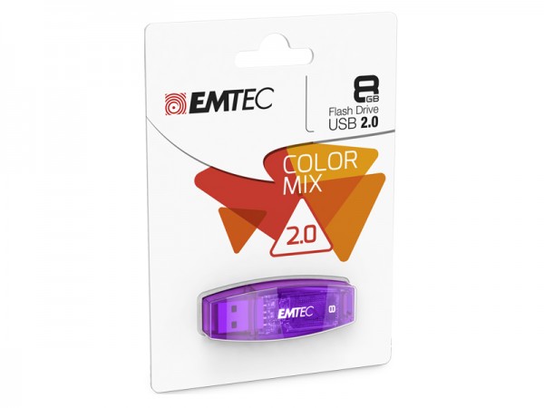 USB FlashDrive 8GB EMTEC C410 ( Lila ) USB 2.0