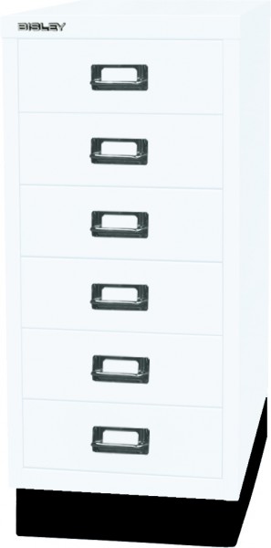 Bisley MultiDrawer, 29er Serie mit Sockel, L296S, DIN A4, 6 Schubladen