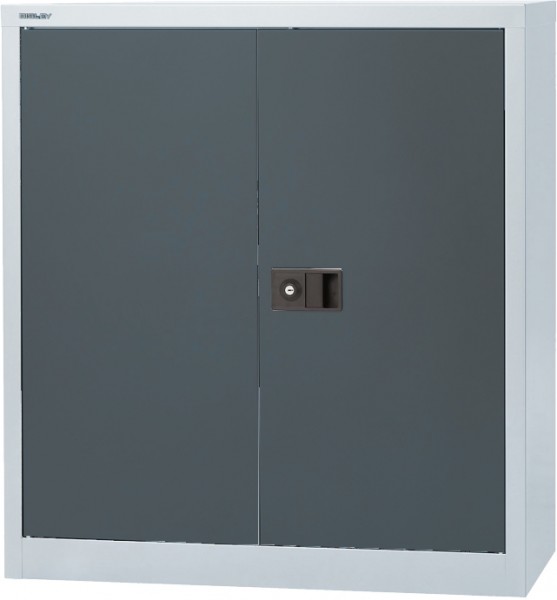 Bisley Flügeltürenschrank Universal, E402A01G, 1 verzinkter Fachboden, 2 OH