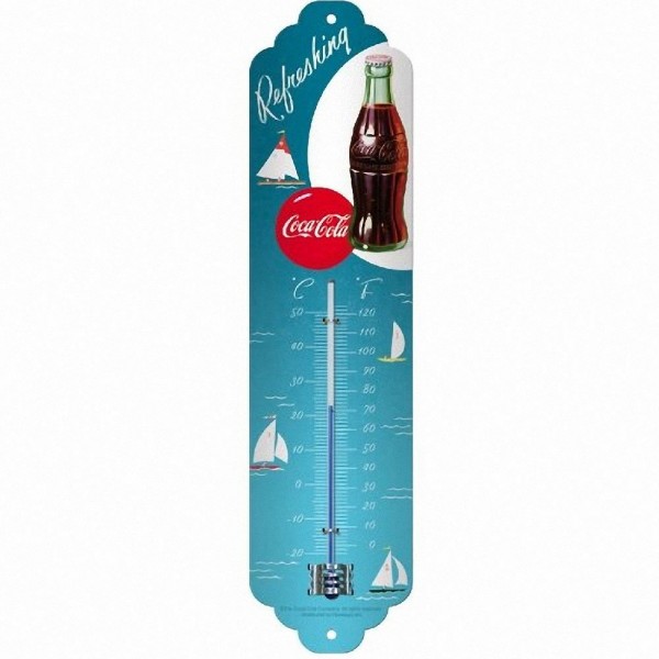 Nostalgic-Art - Coca-Cola Sailing Boats - Thermometer - 6,5x28cm …