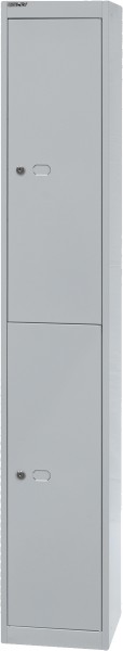 Bisley Garderobenschrank Office, CLK182, 1 Abteil, 2 Fächer mit je 1 fixiertem Kleiderhaken, T 457 m