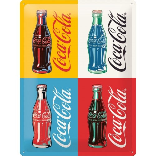 Coca-Cola - Four Bottles Pop Art Special Edition
