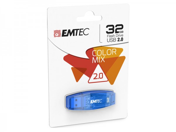 USB FlashDrive 32GB EMTEC C410 ( Blau ) USB 2.0