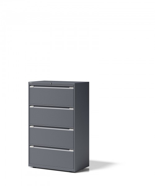 Bisley Schubladenschrank Essentials, YESF0813, 4 Schubladen à H 304 mm