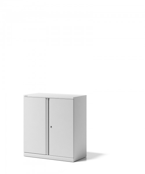 Bisley Flügeltürenschrank Essentials, YECB09101S, mit 1 Fachboden für 2 Ordnerhöhen
