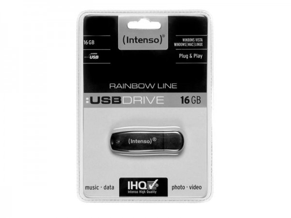 USB FlashDrive 16GB Intenso RAINBOW LINE Blister