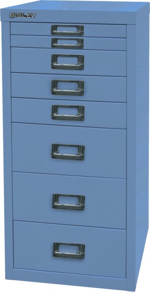 Bisley MultiDrawer, 29er Serie, L298, DIN A4, 8 Schubladen