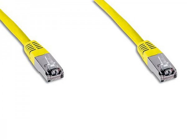 Digitus Netzwerkkabel CAT 6 S-FTP Patchkabel DK-1641-010/Y (1m gelb)