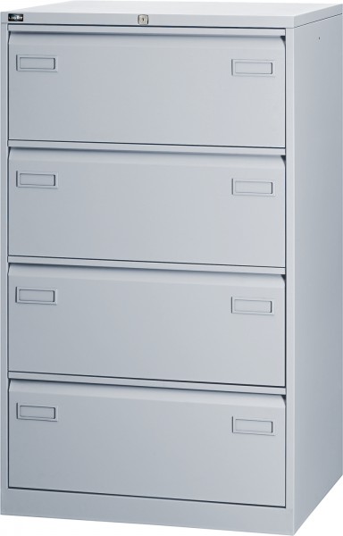 Bisley LIGHT Hängeregistraturschrank CDF4, doppelbahnig, DIN A4, 4 HR-Schubladen